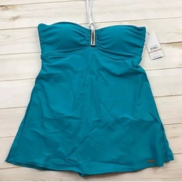 Jones New York Swimsuit One Piece Slimming Dress - Picture 2 of 6